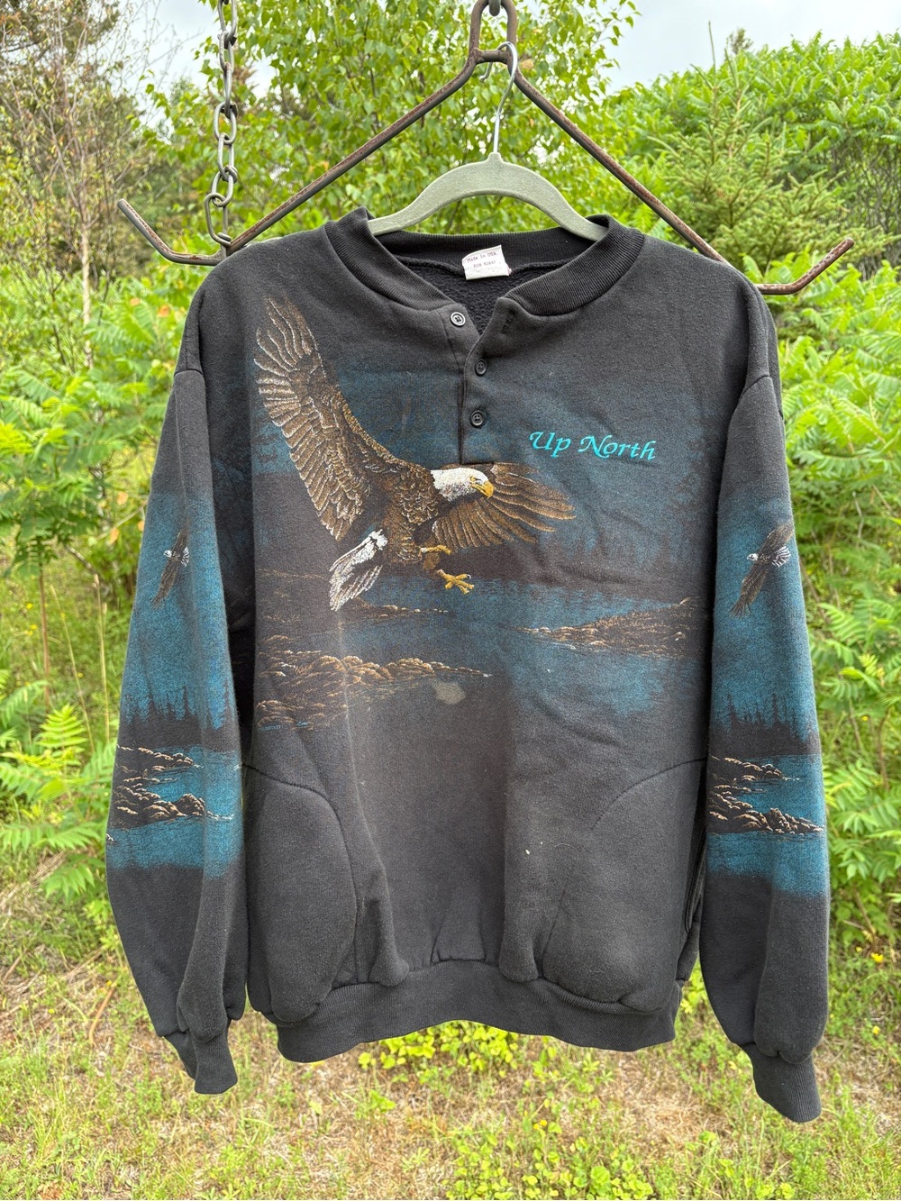 Vintage Up North art unlimited sportswear AOP sweatshirt